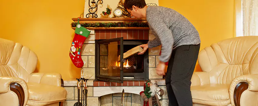 Rusted Metal Fireplace Restoration in Fair Haven, Connecticut