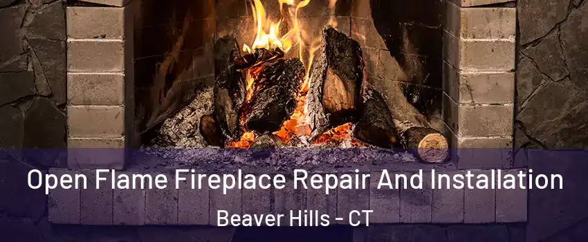 Open Flame Fireplace Repair And Installation Beaver Hills - CT